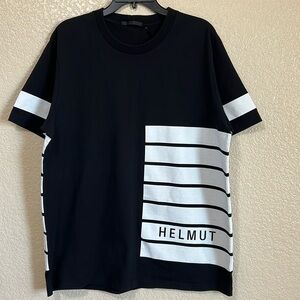 Helmut Lang Men’s Black White T-shirt